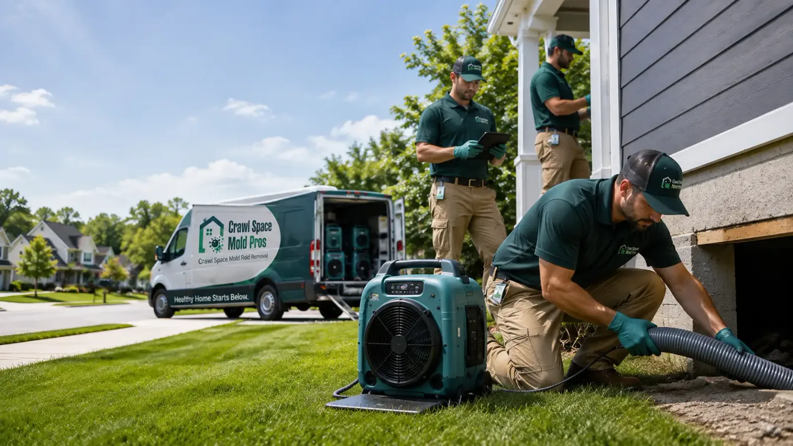 Crawl Space Mold Removal in Irwin, OH